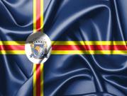 Bandeira de Santana de Parnaíba 80cmx140cm Tecido Oxford 100% Poliéster Bandeira de Santana de Parnaíba 80cmx140cm Tecido Oxford 100% Poliéster