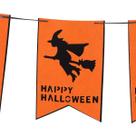 Bandeira De Tecido Bruxa P/ Pendurar Parede Janela Halloween