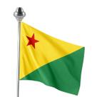 Bandeira do Acre Oficial em Tecido Reforçado 90x128cm Bandeira do Acre Oficial em Tecido Reforçado 90x128cm