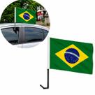 Bandeira do Brasil 45x30cm com Haste para Carro Bandeira do Brasil 45x30cm com Haste para Carro