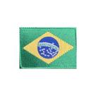 Bandeira do Brasil Bordada Quantidade:3 unidades