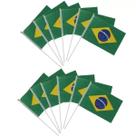 Bandeira do Brasil de Mão Tecido 20X13CM Bandeira do Brasil de Mão Tecido 20X13CM