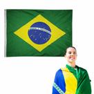 Bandeira do brasil dupla face 130x95cm Bandeira do brasil dupla face 130x95cm