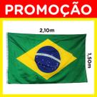 Bandeira Do Brasil Grande Dupla Face Helanca 2,10m x 1,50m Para Mastro e Parede Copa do Mundo Bandeira Do Brasil Grande Dupla Face Helanca 2,10m x 1,50m Para Mastro e Parede Copa do Mundo