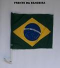 Bandeira do Brasil para carro, com 20 unidades, tamanho 23 x 30 cm - Rafe