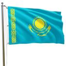 Bandeira do Cazaquistão MTTUOU 180x300cm Poliéster Resistente ao Desbotamento Bandeira do Cazaquistão MTTUOU 180x300cm Poliéster Resistente ao Desbotamento