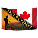 Bandeira do Dia da Memória do Canadá para que não esqueçamos 150x90cm