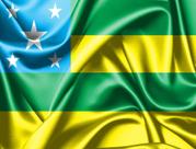 Bandeira do Estado de Sergipe 80cmx140cm Tecido Oxford 100% Poliéster