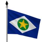 Bandeira do Mato Grosso Oficial em Tecido Reforçado 90x128cm