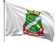 Bandeira do Município de Brusque Dupla Face Estampada Tamanho 70x100cm