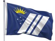 Bandeira do Município de Cachoeiro de Itapemirim Uma Face Estampada Tamanho 70x100cm - Qualidade e Entrega Rápida