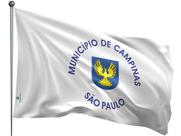 Bandeira do Município de Campinas Dupla Face Estampada Tamanho 90x128cm