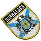 Bandeira Estado Guanabara Brasil Patch Bordada Termo Adesivo