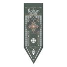 Bandeira Flâmula Decorativa De Parede Rohan Senhor Dos Anéis