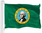 Bandeira G128 Washington WA State 150D Poliéster 90x150cm Bandeira G128 Washington WA State 150D Poliéster 90x150cm
