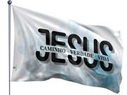 Bandeira Jesus Caminho Verdade Vida 90x128cm Uma Face Estampada Bandeira Jesus Caminho Verdade Vida 90x128cm Uma Face Estampada