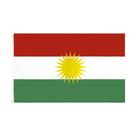 Bandeira Kurdistan Premium Poliéster 150x90cm Bandeira Kurdistan Premium Poliéster 150x90cm