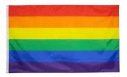 Bandeira Lgbt Oficial! 1,50x0,90mt Dupla Face