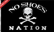 Bandeira Masquita No Shoes Nation 91x152cm Dupla Face