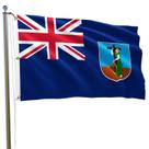 Bandeira Montserrat, Reino Unido, 180x300cm, poliéster, resistente ao desbotamento Bandeira Montserrat, Reino Unido, 180x300cm, poliéster, resistente ao desbotamento
