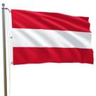 Bandeira MTTUOU Áustria 180x300cm Poliéster resistente ao desgaste Bandeira MTTUOU Áustria 180x300cm Poliéster resistente ao desgaste