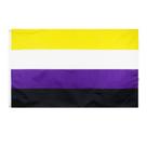 Bandeira Non-Binary Pride 90x150cm Poliéster 100g