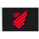 Bandeira Oficial do Athletico Paranaense Preta 161 x 113 cm - 2,5 Panos