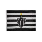 Bandeira Oficial Do Atlético Mineiro 68x98cm Dupla Face 1,5 Panos Bandeira Oficial Do Atlético Mineiro 68x98cm Dupla Face 1,5 Panos