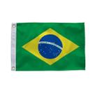 Bandeira Oficial do Brasil 20x33cm Dupla Face 1/2 Panos Bandeira Oficial do Brasil 20x33cm Dupla Face 1/2 Panos