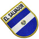 Bandeira País El Salvador Patch Bordada Termo Adesivo Bandeira País El Salvador Patch Bordada Termo Adesivo