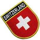 Bandeira país Suíça Patch Bordada, passar a ferro ou costura Bandeira país Suíça Patch Bordada, passar a ferro ou costura