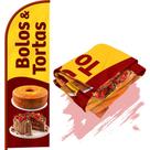 Bandeira Para Wind Banner (só tecido) Bolos e Tortas
