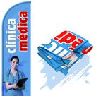 Bandeira Para Wind Banner (só tecido) Clínica Médica