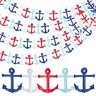 Bandeira pendurada com bandeiras triangulares Nautical Garland Boao de 8 pés x8
