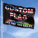 Bandeira Personalizada 91x154 cm com Foto, Texto ou Logo Bandeira Personalizada 91x154 cm com Foto, Texto ou Logo