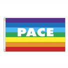 Bandeira Rainbow Peace Genérica 90x150cm Poliéster Bandeira Rainbow Peace Genérica 90x150cm Poliéster