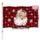Bandeira UTSANG Feliz Natal Papai Noel 90x150cm ao ar livre Bandeira UTSANG Feliz Natal Papai Noel 90x150cm ao ar livre