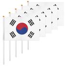 Bandeiras da Coreia do Sul ASUNO, pacote com 20, 14x21 cm, poliéster Bandeiras da Coreia do Sul ASUNO, pacote com 20, 14x21 cm, poliéster