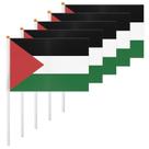 Bandeiras da Palestina ASUNO, 20 unidades, 14 x 21 cm, poliéster