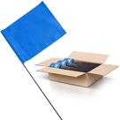 Bandeiras de marcação ACE Supply Blue, pacote 1000, 10x12x38cm para quintal Bandeiras de marcação ACE Supply Blue, pacote 1000, 10x12x38cm para quintal