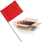 Bandeiras de marcação ACE Supply Red, pacote 1000, 10x12x38cm para quintal Bandeiras de marcação ACE Supply Red, pacote 1000, 10x12x38cm para quintal