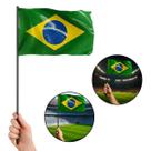 Bandeirinha do Brasil de Plástico para Carro