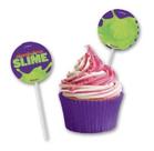 Bandeirinha / Topper para docinho Festa Slime 8 Uni Festcolor - Inspire sua Festa Loja