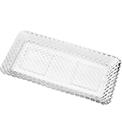Bandeja 25x13x2cm Diamante de Cristal Ecológico Bandeja 25x13x2cm Diamante de Cristal Ecológico