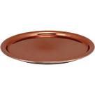 BANDEJA 2x26x26cm VIDRO COBRE MELZI