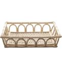 Bandeja 31cm Por 24cm Por 7cm De Altura Decorativa De Rattan Nature - Wolff Bandeja 31cm Por 24cm Por 7cm De Altura Decorativa De Rattan Nature - Wolff