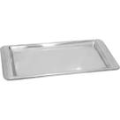 Bandeja Aço Inox Retangular Rasa 30x14cm Ecolumi Bandeja Aço Inox Retangular Rasa 30x14cm Ecolumi