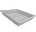 BANDEJA AÇOUGUE PEAD NATURAL 4L 34,7x5,7x29,5CM BAIXA MOD.147