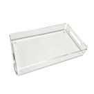 Bandeja acrílica transparente space decor 16x23x3 2mm