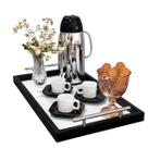 Bandeja Alças Café Xícaras Bebidas Bar Enfeite Ambiente Recepção Sala Hall Aparador